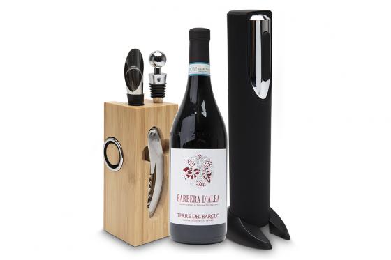 Wein Geschenkkorb - inkl. Wein-Abo-Gutschein & Zubehör 1 