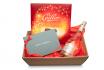 Geschenkkorb Wellness Wochenende - inkl. Wellnesshotel-Gutschein, Praline und Prosecco 