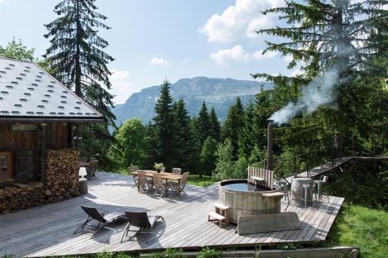 Nuit dans un chalet traditionnel - avec petit déjeuner inclus pour 2 personnes 1 