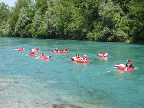 Descente de rivière en bouée - 90 minutes sur l'Aar pour 2 2 