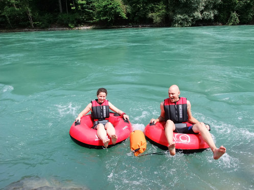 Descente de rivière en bouée - 90 minutes sur l'Aar pour 2 3 