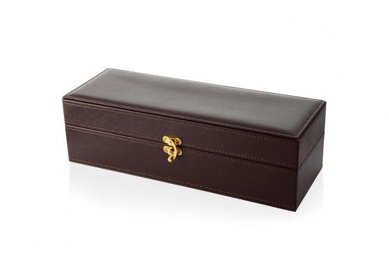 Goldrose - 28cm - roségold, in edler Lederbox 8 