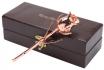 Rose en or 24 carats 28 cm - Rosegold - etui personnalisable 2