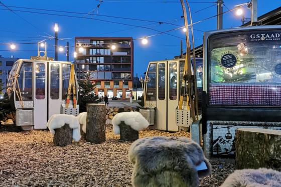 Übernachtung mit Fondueplausch  - inkl.  Glühwein, Frühstück, Fondue in Gondel, Dessert  