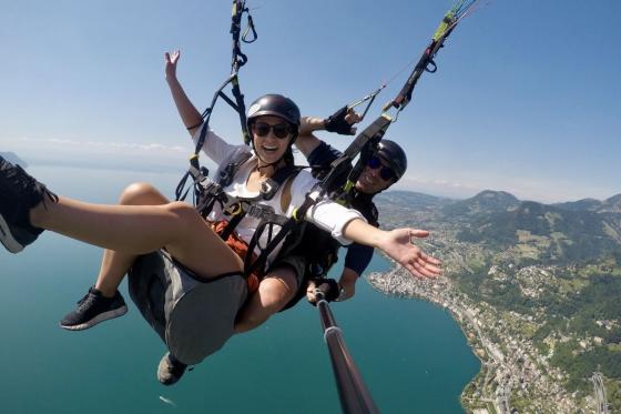 Vol en parapente biplace - photos et vidéos incluses | 1 personne  6 