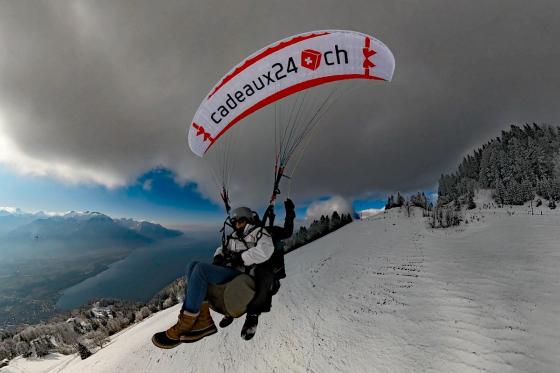 Vol en parapente biplace - photos et vidéos incluses | 1 personne  15 