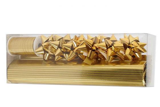 Emballage cadeau or - set de 9 pièces  