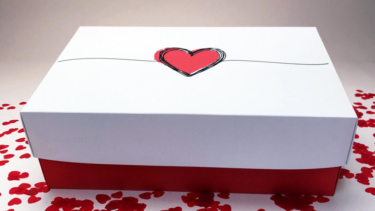 Coffret Love Box couple romantique pas cher