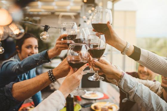 Ausgezeichneter Rotwein  - 6 Flaschen mit Goldmedaillen Auszeichnung nach Hause geliefert 1 