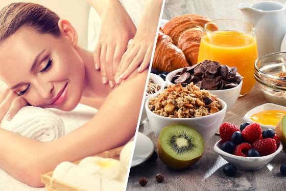 Petit déjeuner & Massage -  Relaxation 5 étoiles à domicile avec 1h de massage 1 
