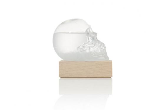 Storm glass en forme de crâne - prévisions météorologiques mystiques 3 