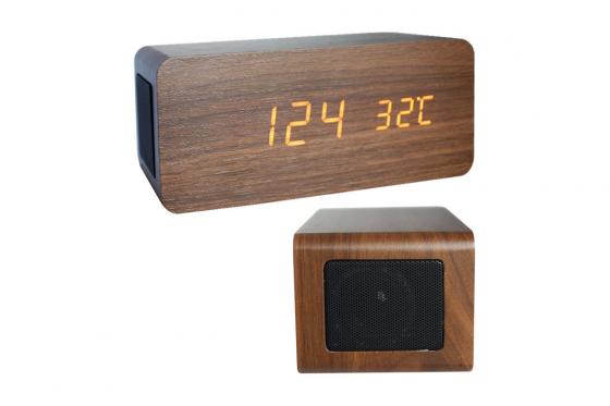 Station intelligente 3 en 1 - Réveil LED, haut-parleur, chargeur Qi 4 