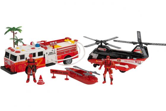 Feuerwehr Set - inkl. Helikopter   