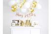 Happy Birthday Party Set - 60-teilig, Gold 