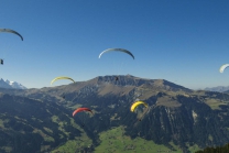 Gleitschirmfliegen - im Berner Oberland