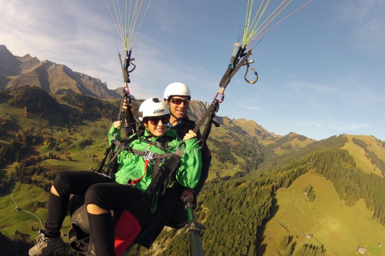Gleitschirmfliegen - im Berner Oberland 1 