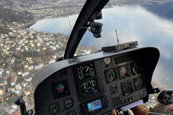 Pilotare un elicottero da solo - Volo di andata e ritorno in Ticino per 1 persona 5 