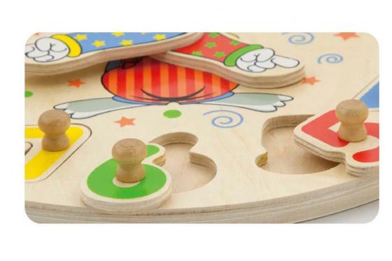 Jouet horloge - en bois 1 