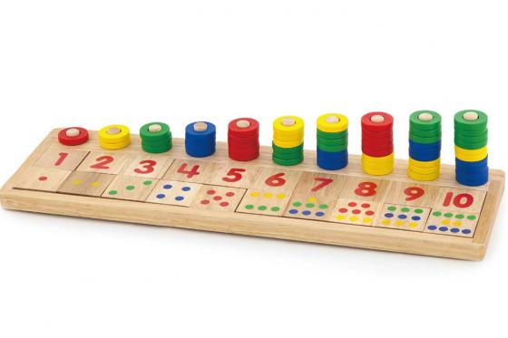 Rechenspiel - aus Holz 1 