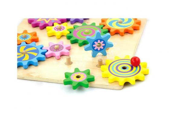 Jeu d'engrenage - en bois 2 