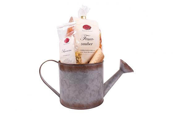 Giesskanne-Geschenkset - Pikante Leckerein  