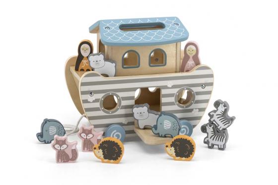 Sortierspiel Noah - aus Holz  