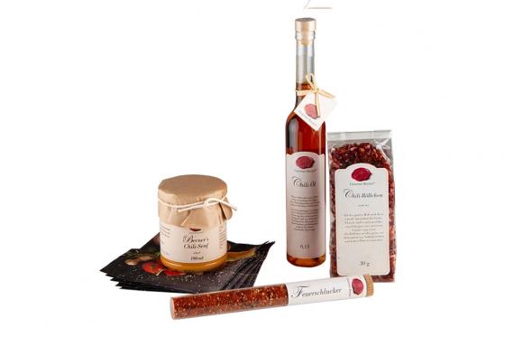 Scharfer Geschenkkorb - Mit Chili Produkten 2 