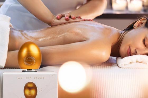 Chakren Rücken-Klangmassage  - 60 Minuten mit Eyvo Klang- Ei  