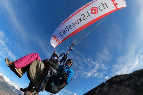 Vol en parapente biplace - photos et vidéo incluses | 1 personne  6 