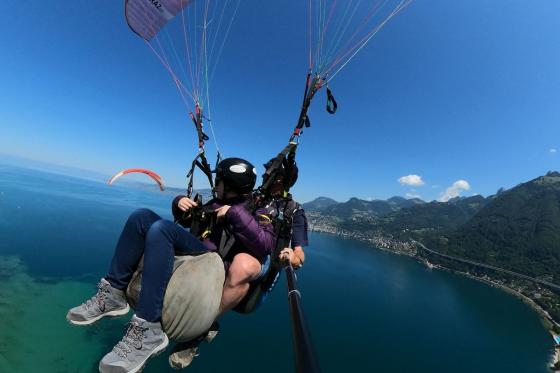 Vol en parapente biplace - photos et vidéo incluses | 1 personne  18 