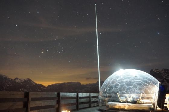 Bulle au cœur des Alpes - Nuitée pour 2 personnes  