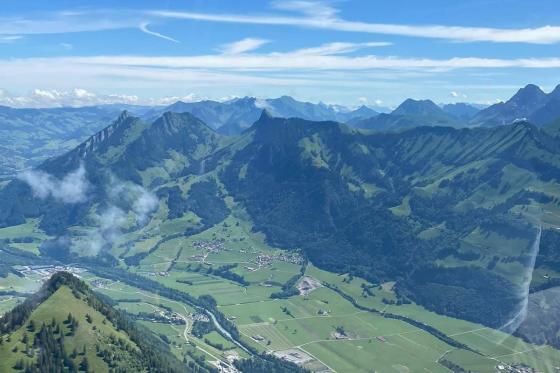 Hélicoptère aux Gastlosen - Vol d'env. 25 minutes au-dessus des Préalpes fribourgeoises | 1 pers. 8 