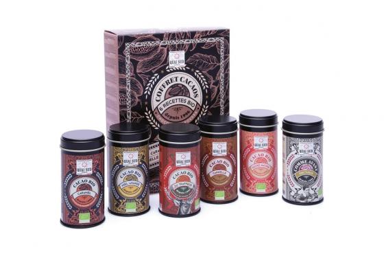 Kakao Geschenkset - 6 Bio Kakaosorten  