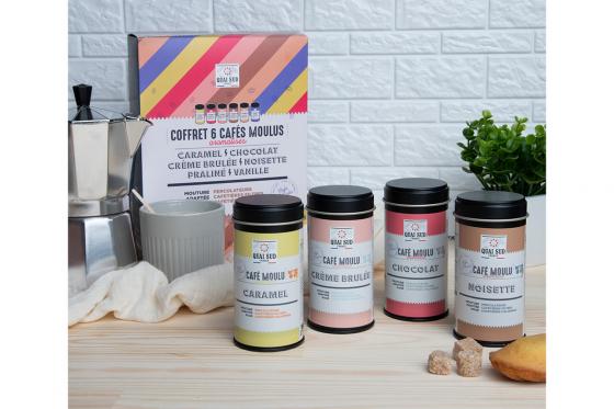 Set cadeau café - 6 types de café moulu  