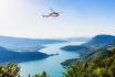 Flug über die Ufer des Annecy-Sees - 45-minütiger Helikopterflug & Apéro | 1 Person 
