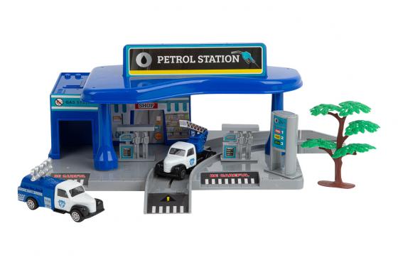 Station-essence - Poste de police  