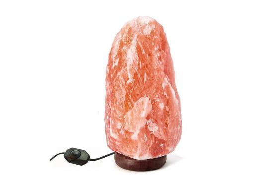 Lampe de sel Himalaya - avec un socle en bois 1 
