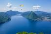 Parapendio sopra il Ticino - Circa 20 minuti di volo dal Monte Generoso 2