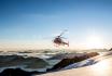 Mont Blanc Flug & Fondue - Helikopterflug mit Stopp auf dem Gletscher | 2 Personen 