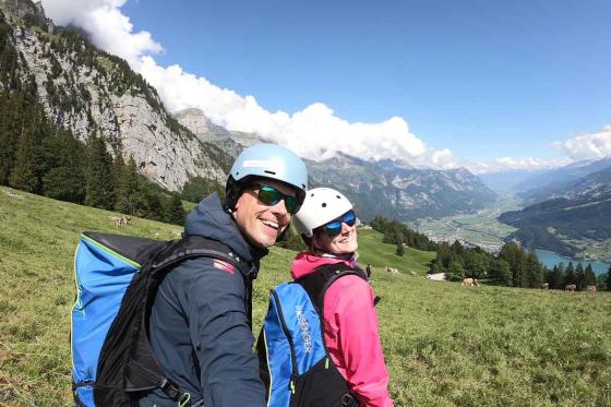 Walensee Gleitschirmfliegen - Ca. 20 Minuten Flug für 1 Person 2 