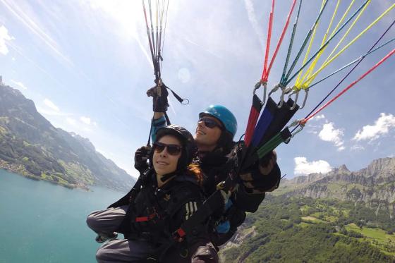 Walensee Gleitschirmfliegen - Ca. 20 Minuten Flug für 1 Person 3 