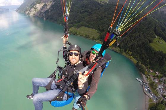 Walensee Gleitschirmfliegen - Ca. 20 Minuten Flug für 1 Person 4 