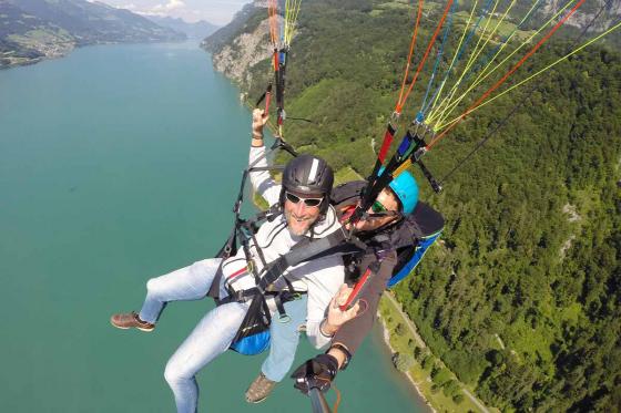 Walensee Gleitschirmfliegen - Ca. 20 Minuten Flug für 1 Person 6 