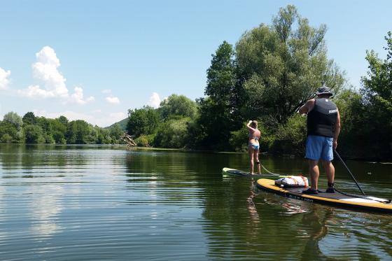 Découverte Stand Up Paddle - sur le lac de la Gruyère avec pique-nique et boissons inclus | 2 pers 2 