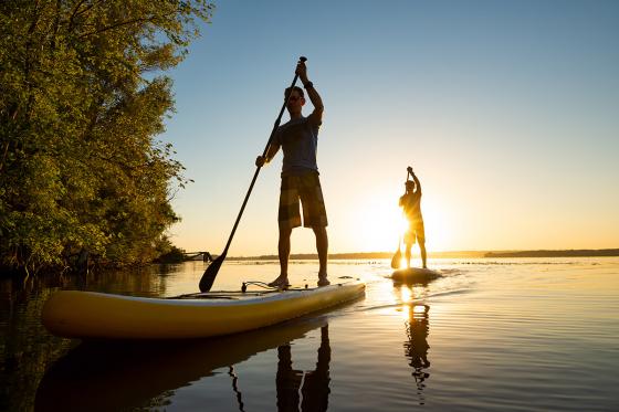 Découverte Stand Up Paddle - sur la rivière de l'Aar avec pique-nique et boissons inclus | 2 pers  