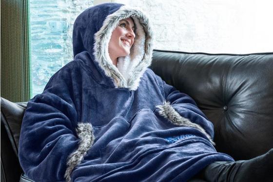 Hoodie eschimese - Navy Blue  