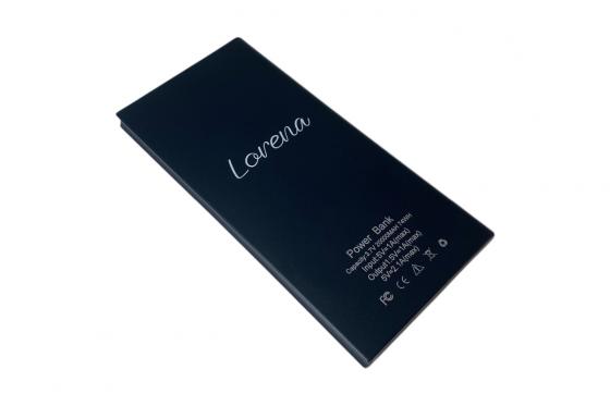 Powerbank - mit Druck, schwarz  