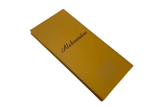 Powerbank - mit Druck, Gold  