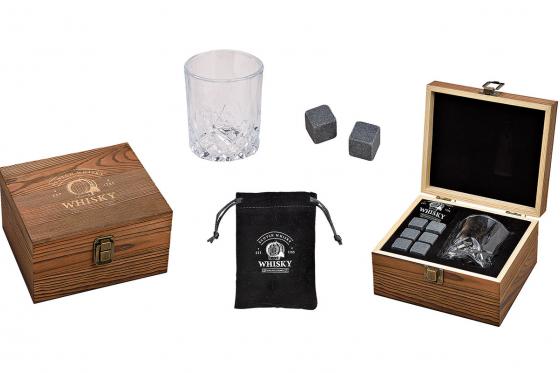 Whisky-Set - in edler Geschenkbox 1 
