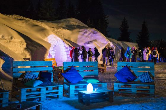 Nuitée en igloo pour 2 personnes - Aux Arcs, avec fondue, apéritif et dessert | en semaine 5 